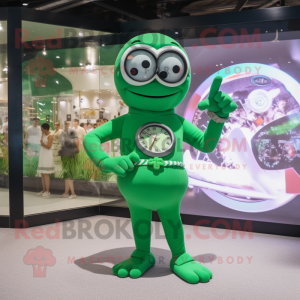 Green Wrist Watch mascotte...