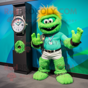 Green Wrist Watch mascotte...