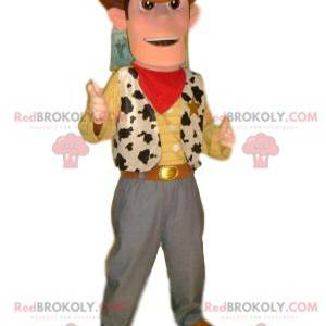Woody mascot, from the Toy Story cartoon - Redbrokoly.com