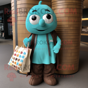 Teal Chocolate Bar mascotte...