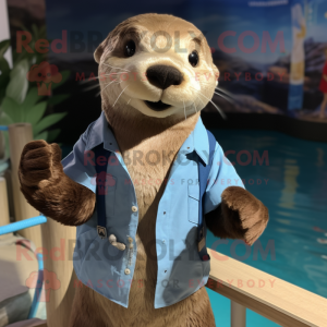  Otter mascotte kostuum...