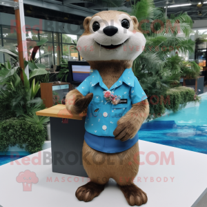  Otter maskot kostume...