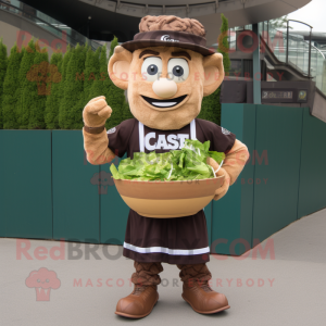 Brown Caesar Salad mascotte...