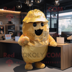 Guld potatis maskot kostym...