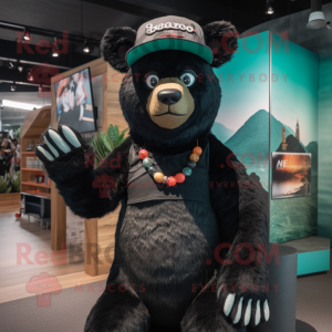 Black Bear mascotte kostuum...