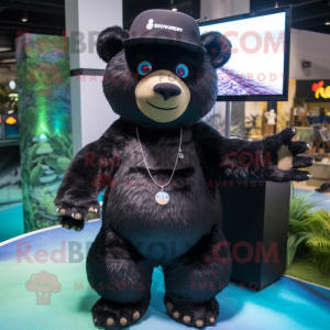 Black Bear maskot kostym...