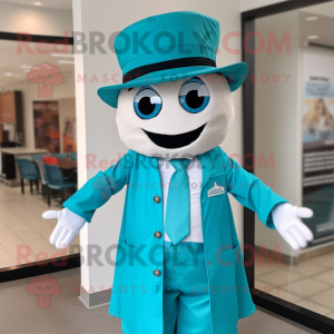 Turkos Doctor maskot kostym...