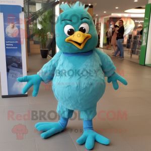 Turquoise Pigeon mascotte...