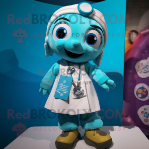 Turquoise Doctor mascotte...