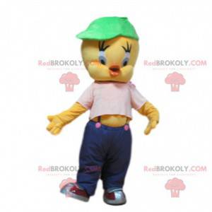 Mascot Tweety, the little canary from the cartoon Tweety and