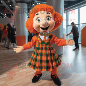 Orangefarbener Irish Dancer...