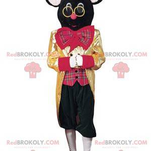 Rato de circo mascote de rato preto - Redbrokoly.com