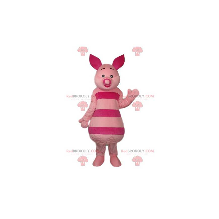 Mascota de lechón de dibujos animados de Winnie the Pooh -