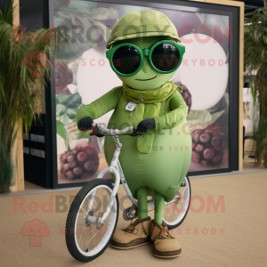 Olive Unicyclist mascotte...