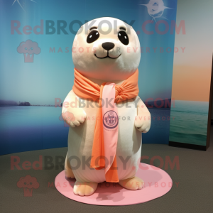 Peach Seal mascotte kostuum...