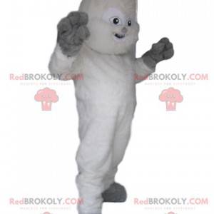 Fun white Yeti mascot. Yeti costume - Redbrokoly.com