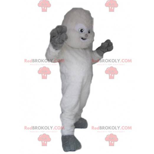 Sjov hvid Yeti maskot. Yeti kostume - Redbrokoly.com