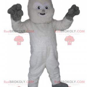 Divertente mascotte Yeti bianca. Costume da Yeti -