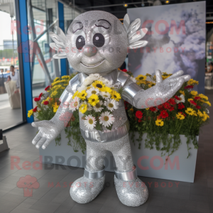 Silver Bouquet Of Flowers...