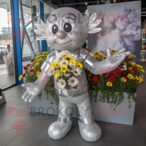 Sølv Bouquet Of Flowers...
