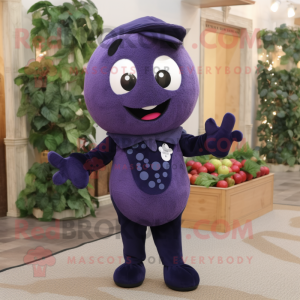 Navy Grape mascotte kostuum...