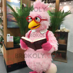 Pink Hens maskot kostume...