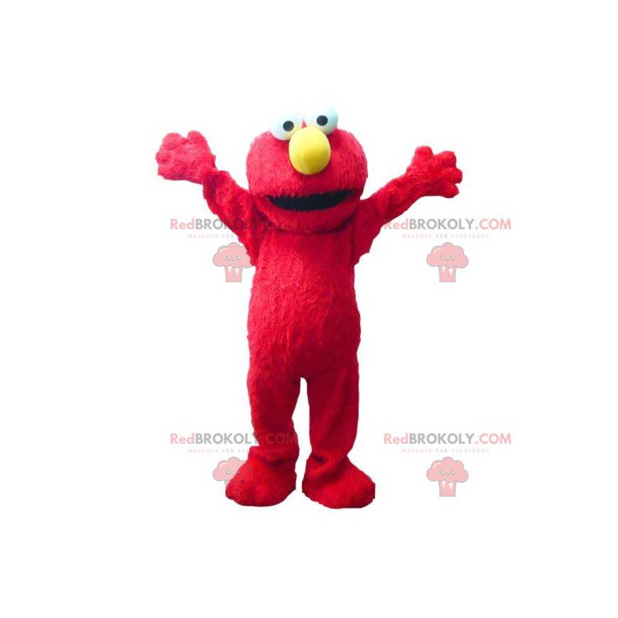Elmo maskot berømt rød marionet - Redbrokoly.com