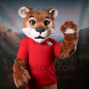 Red Mountain Lion maskot...