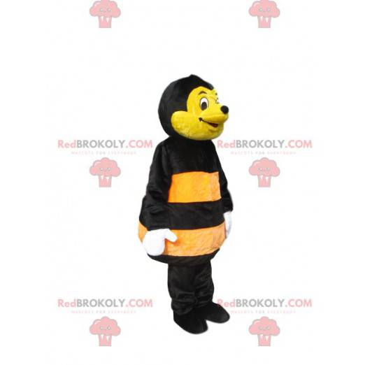 Mascotte ape gialla e nera. Costume da ape - Redbrokoly.com