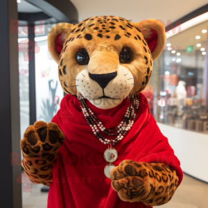 Red Cheetah mascotte...