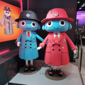 nan Pendant mascot costume character dressed with a Suit and Berets