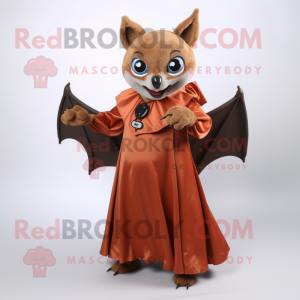 Rust Bat mascotte kostuum...