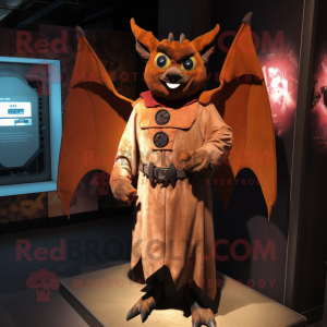 Rust Bat maskot kostume...