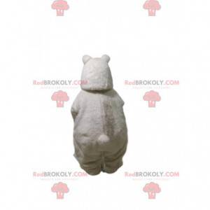 Mascote do urso polar. Fantasia de urso polar - Redbrokoly.com