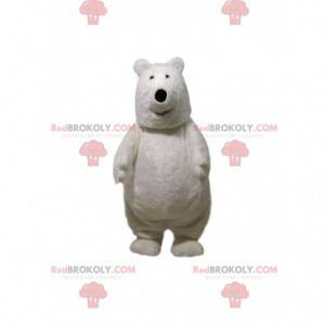 Mascotte d'ours blanc. Costume d'ours blanc - Redbrokoly.com