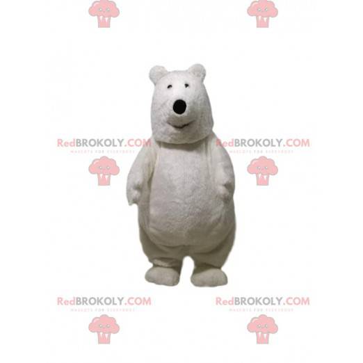 Mascote do urso polar. Fantasia de urso polar - Redbrokoly.com