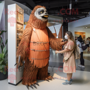 Rust Giant Sloth mascotte...