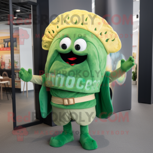 Green Tacos maskot drakt...