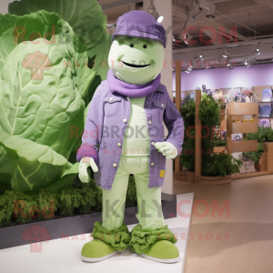 Lavendel Kool mascotte...