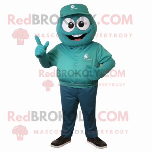 Teal Spinach mascotte...