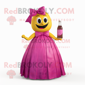 Magenta Bottle Of Mustard...