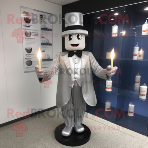 Silver doftljus maskot...