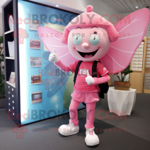 Pink Tooth Fairy maskot...
