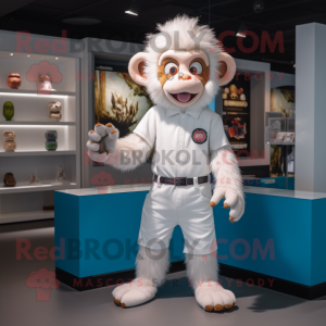 White Monkey mascotte...