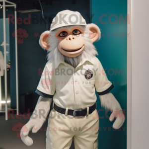 White Monkey mascotte...