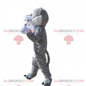 Mascotte tigre bianca e nera. Costume da tigre - Redbrokoly.com