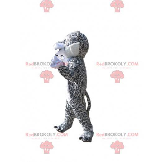 Mascotte tigre bianca e nera. Costume da tigre - Redbrokoly.com