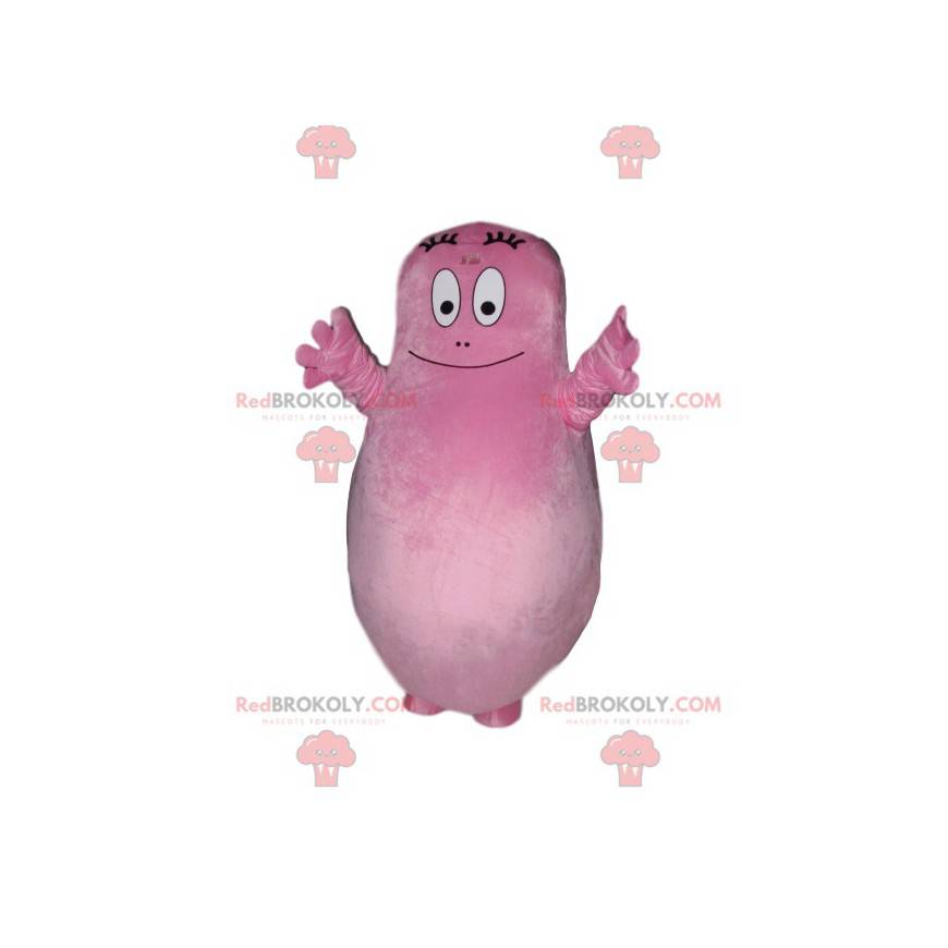 Maskot Barbapapa, celý růžový táta - Redbrokoly.com Maskot Barbapapa, celý růžový táta - Redbrokoly.com