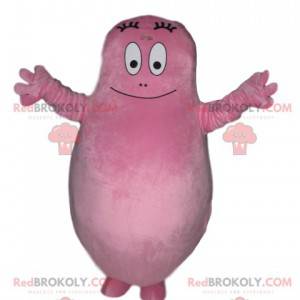 Barbapapa mascot, the all pink daddy - Redbrokoly.com