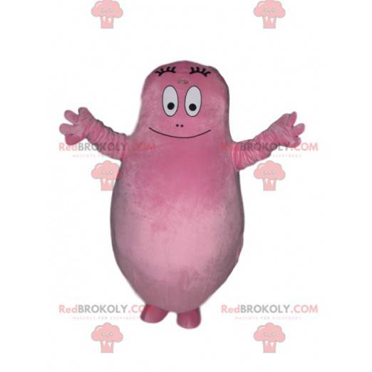 Barbapapa mascot, the all pink daddy - Redbrokoly.com